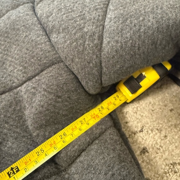 Lunya L-XL NWT (see desc) “Restore” double faces Gray Quilted coat/robe - Picture 7 of 16